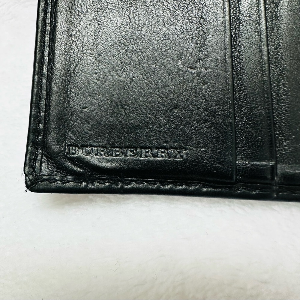 Burberry Black Key Card Holder Leather Accessory - Picture 5 of 11